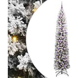 vidaXL Umestno božično drevo Zelena 240 cm PVC in Jeklo in Plastika | Shoptok.si