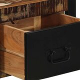 vidaXL Nočna omarica Multicolor 40x35x25 cm Masivni les Reclaimed | Shoptok.si
