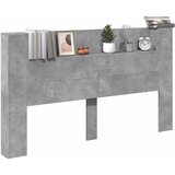  Uzglavlje Betonski sivi 180 x 16,5 x 103,5 cm Konstruirano drvo | Eponuda.com