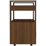  Kolica boja hrasta 60 x 45 x 80 cm konstruirano drvo | shoptok.hr