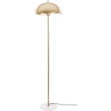 Leitmotiv Stoječa svetilka v zlati barvi s kovinskim senčilom (višina 154 cm) Waved – | Shoptok.si