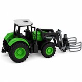 Rc Tractor with Bale Gripper Remote Controlled Lights Green 1:24 | Shoptok.si