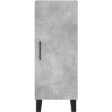  Visoka komoda siva betona 34 5x34x180 cm od konstruiranog drva | shoptok.hr