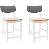 Trpezarijske stolice 2 pcs Bijelo 48 x 49 x 95 cm | Eponuda.com