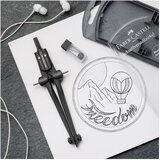 Šestar S PRECIZNIM PODEŠAVANJEM PLUS MINE STREAM FABER-CASTELL 174530 CRNI BLISTER | shoptok.hr