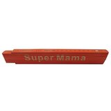  Zidarski metar (Duljina: 2 m, Natpis: Super mama, Boja: Crvene boje) | shoptok.hr