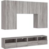 Komplet TV omaric 5-delni siva sonoma inženirski les | Shoptok.si