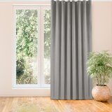 Curtain VILA color gray style classic transparent wave tape 7 cm velvet 400x225 HOMEDE | shoptok.hr