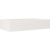  Vrtna sadilica bijela 110x60x23 cm od masivne borovine | shoptok.hr