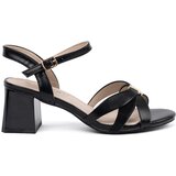 GOODIN Black heeled sandals | Shoptok.si