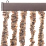  Zastor protiv muha bež-tamnosmeđi 56x185 cm od šenila | shoptok.hr