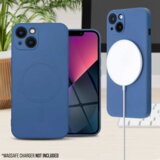 Onasi silikonski ovitek MagSafe za iPhone 14 Pro - mat moder Cene