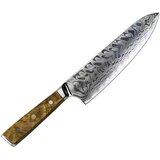 IZMAEL Damaskasti kuhinjski nož YU-37489 - Chef / Smeđa | shoptok.hr