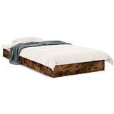 Furnova Posteljni okvir brez vzmetnice hrast 90x200 cm inženirski les, (21940181) | Shoptok.si