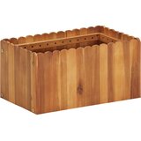  Vrtna posuda za sadnju od masivnog bagremovog drva 50x30x25 cm | Eponuda.ba