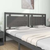  Uzglavlje za krevet sivo 205 5 x 4 x 100 cm od masivne borovine | shoptok.hr