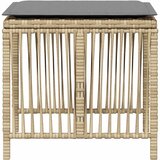  Vrtni taburei s jastucima 4 kom 41x41x36 cm od poliratana | Eponuda.com