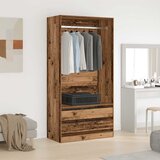  Ormar boja staro drvo 100 x 50 x 200 cm od konstruiranog drva | shoptok.hr