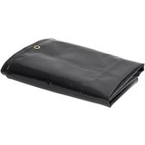 vidaXL zaščitna ponjava 650 g/m² 6x8 m črna | Shoptok.si