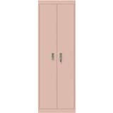 Ormarić Omarica za shranjevanje 2 pcs Roza 60 x 40 x 180 cm Jeklo, (5000152835) | Shoptok.si
