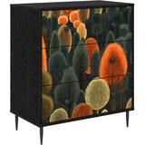  Komoda ZAANDAM Print šume 66 x 36,5 x 76 cm Konstruirano drvo | shoptok.hr