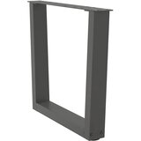  Noge za klub stolić V-oblika 2 kom antracit 60 x (42-43,3) cm čelik | shoptok.hr