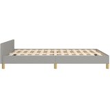  Okvir za krevet bez madraca svjetlosivi 140x200 cm od tkanine | shoptok.hr