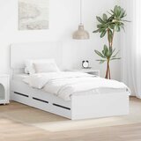  Krevetna konstrukcija Bijeli 100 x 200 cm Konstrukcijsko drvo | shoptok.hr