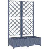  Sadilica s rešetkom tamnosiva 80 x 40 x 121 5 cm pp | shoptok.hr