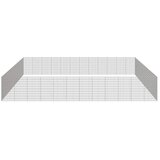  Ograda za životinje s 48 ploča 54 x 100cm od pocinčanog željeza | shoptok.hr