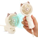 Generic prenosni ročni ventilator, mini usb ventilator z baterijo za ponovno polnjenje in 3 hitrostmi, ljubek osebni majhen električni ventilator za dekleta/ženske/otroke na prostem, zložljiv ročni, (21125981) Cene
