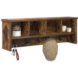  Vješalica za kapute na zidu Dimljeni hrast 75 x 16 x 26 cm | shoptok.hr