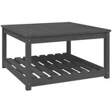  Vrtni stol sivi 82 5 x 82 5 x 45 cm od masivne borovine | shoptok.hr
