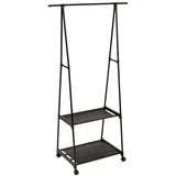 Stalak za kapute FESY 156x83 cm crna