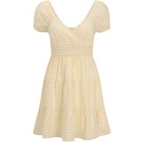 Hollister Obleka rumena / bela | Shoptok.si