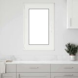 vidaXL Kletno okno "RISOR" 60x100 cm vrtljivo-nagibno DIN levo belo | Shoptok.si