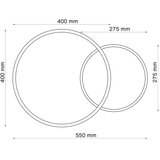 LED plafonsko svetlo ROMAN LED/33W/230V 4000K zlatno | Eponuda.com