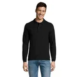 SOL'S Winter II muška polo majica sa dugim rukavima Crna S ( 311.353.80.S )