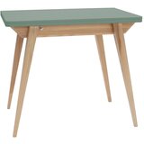 Ragaba Zložljiva jedilna miza z zeleno ploščo vrhom 65x90 cm Envelope - Ragaba Cene