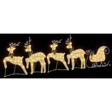  LED Riječni jeleni 5 pcs Zlatno tkanina | shoptok.hr