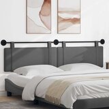  Držeće uzglavlje Zidne Tamno siva 210 x 55 x 5 cm tkanina - Tamno siva 200 cm bez LED svjetla | shoptok.hr