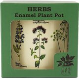 Gift Republic HERBS emajlni lonec za rastline - 1 kos Cene