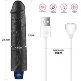 Lovetoy 2024 Vibracijski Penis Lovetoy Real Softee Black 9,5'' | Shoptok.si