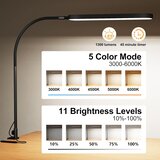 SKYLEO LED namizna svetilka z objemko in gibljivim vratom | Shoptok.si