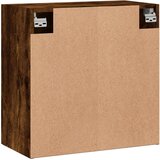 vidaXL Stenska omarica dimljeni hrast 60x31x60 cm inženirski les | Shoptok.si