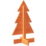  Drveno ukrasno božićno drvce voštano smeđi 60 cm od borovine | shoptok.hr
