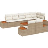  9-dijelni set vrtnog namještaja s jastučićima Bež Poli Ratan Akacija | shoptok.hr