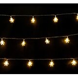 Aigostar LED lanac 10xLED/3xAA 1,5m topla bela, pahuljice | Eponuda.com
