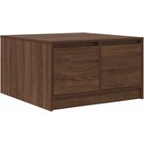  Stol za kavu s ladicama smeđi hrast 70,5x70x40 cm | Eponuda.com