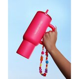 waterdrop Explorer Tumbler lonček iz nerjavečega jekla s slamico (omejena izdaja) Neon Pink 1100 ml | Shoptok.si